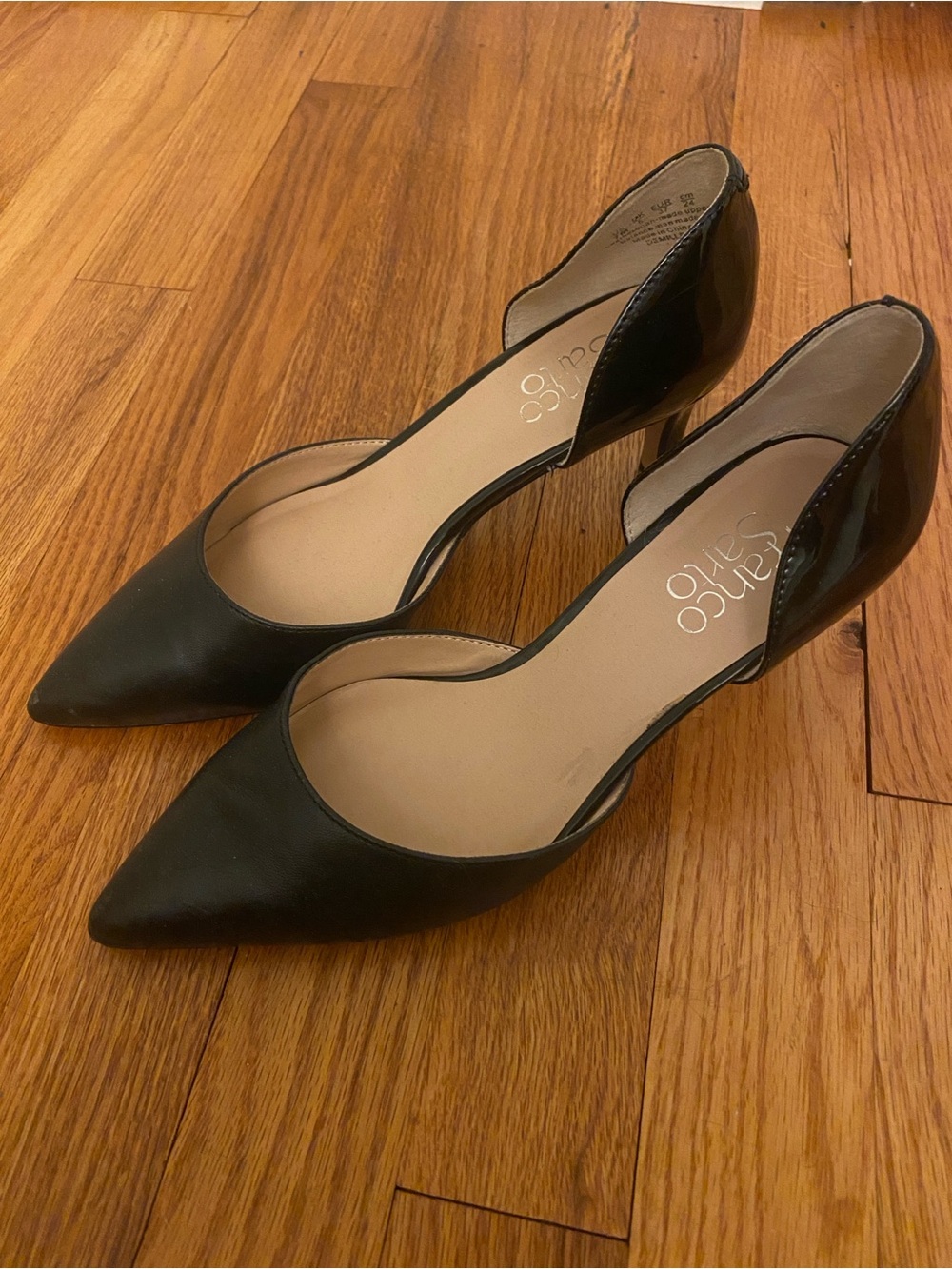 Franco Sarto Black Demille Heels
